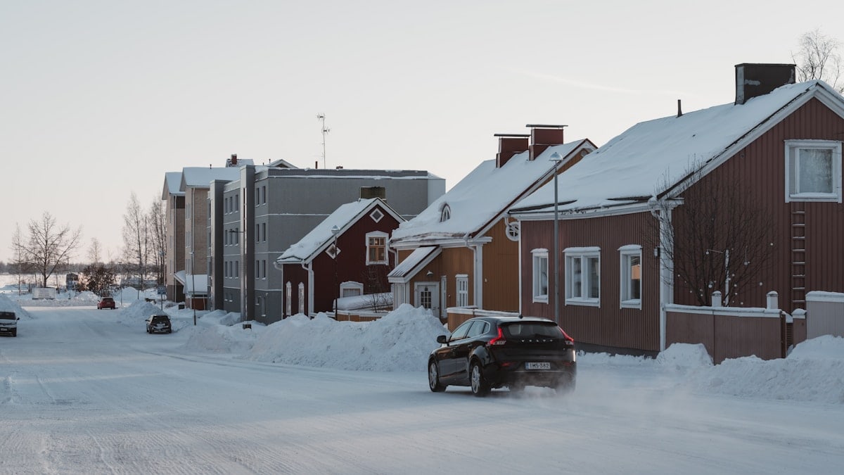 Snowy Street Scene